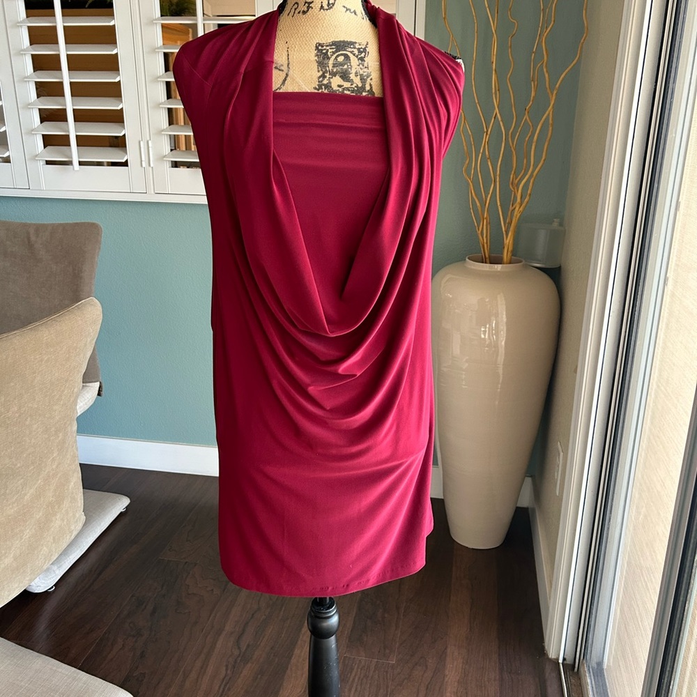 Norma Kamali versatile dress tie so many ways as a top, dress, or skirt!
